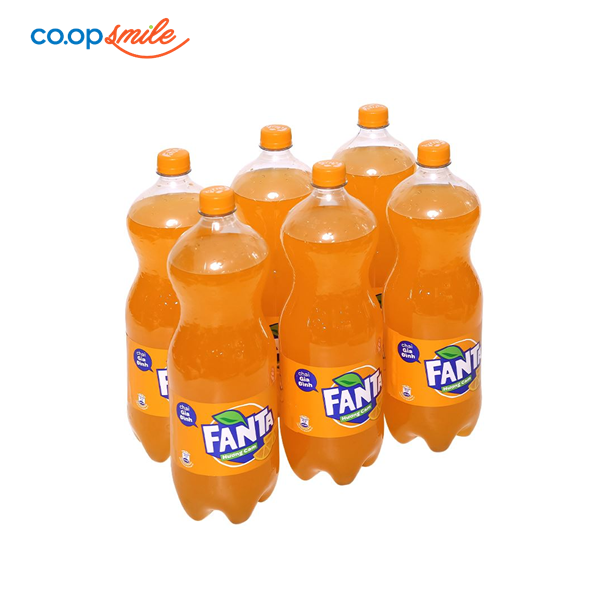 Nước ngọt FANTA cam chai lốc 6x1.5L