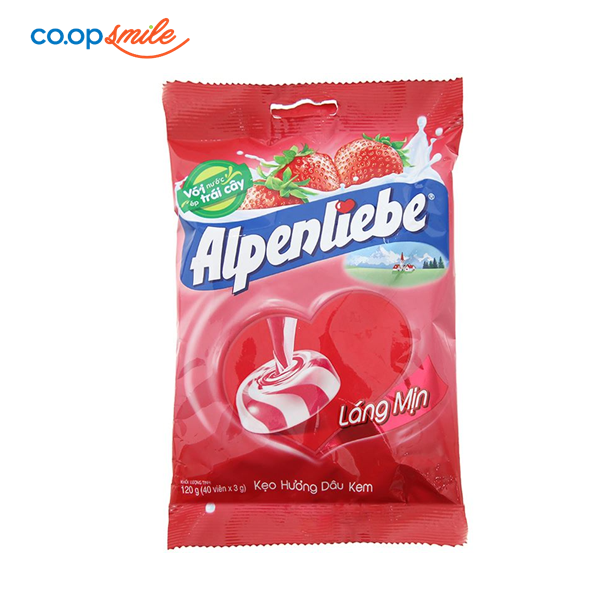 Kẹo Alpenliebe Original dâu 40 viên 115.5g