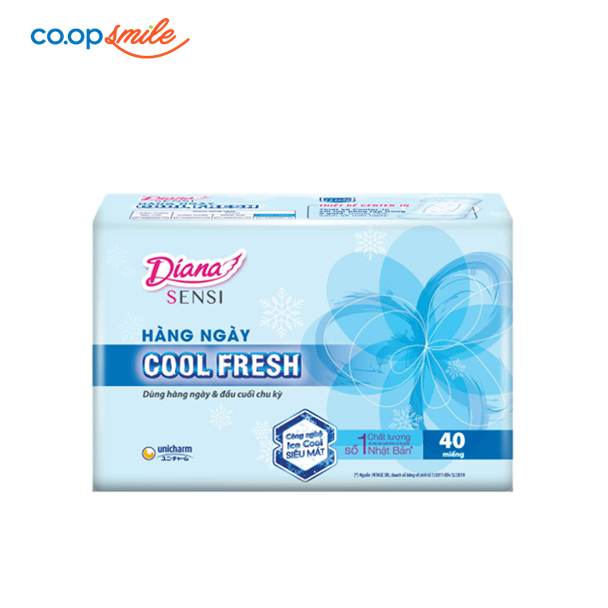 Băng vệ sinh DIANA hàng ngày Sensi Cool Fres 40 Miếng