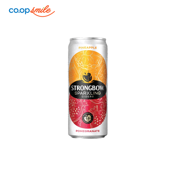 Nước táo StrongBow thơm & lựu lon 320ml