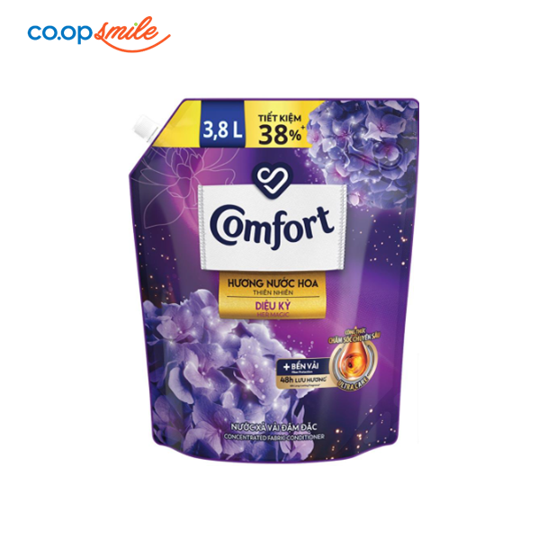 Nước xả Comfort nước hoa thiên nhiên BELLA Diệu kỳ 3.8L