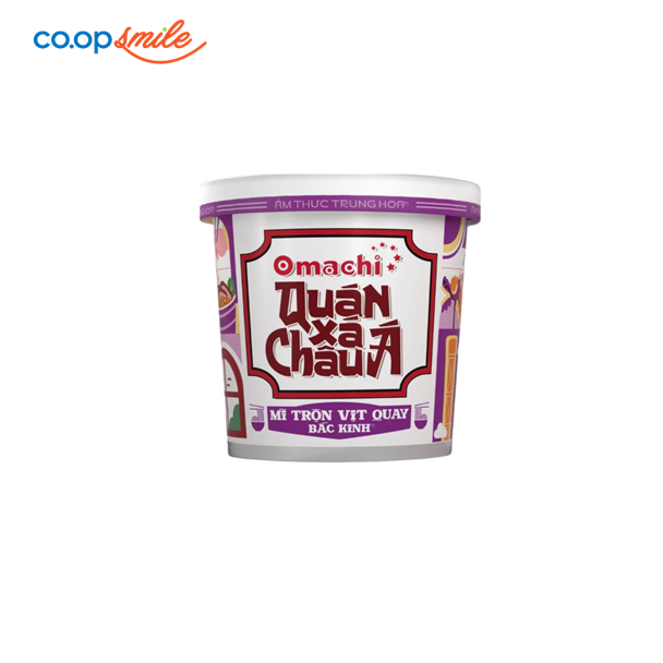 Mì Omachi Quán Xá Châu Á vịt quay ly 93g