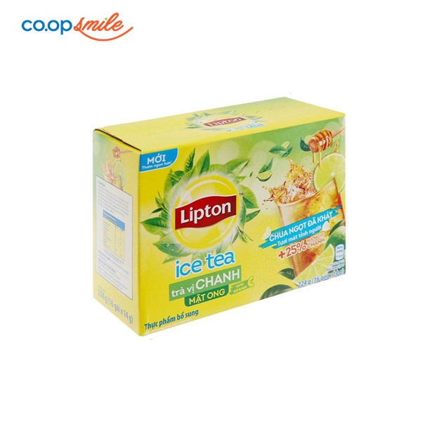 Trà LIPICE chanh hộp giấy 16 gói x 12g