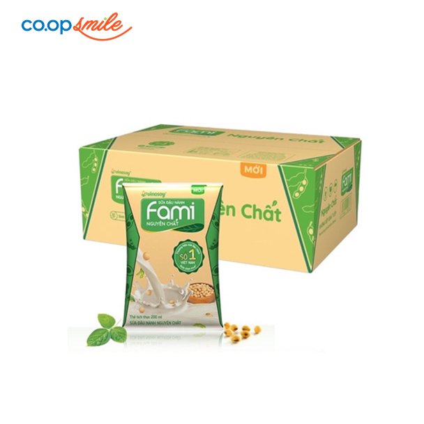 Sữa đậu nành FAMI Fino thùng 40x200ml