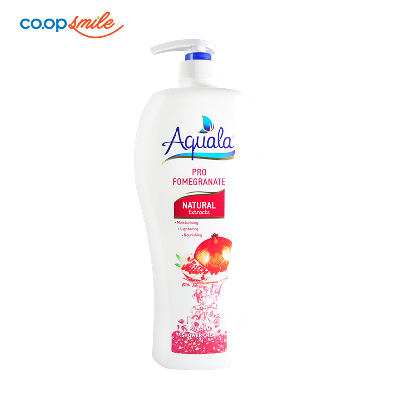 Sữa tắm Aquala pro hạt lựu 1.2L