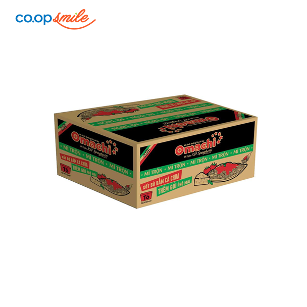 Mì khoai tây trộn xốt spaghetti thùng 12 tô x 105g