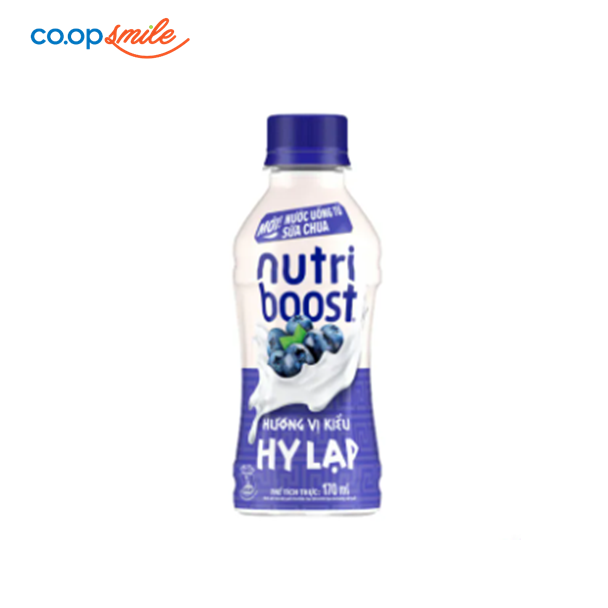 Nước uống sữa chua Nutriboost vị việt quất 170ml