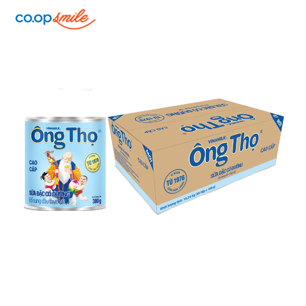 Sữa đặc Ông Thọ chữ xanh thùng 48x380g