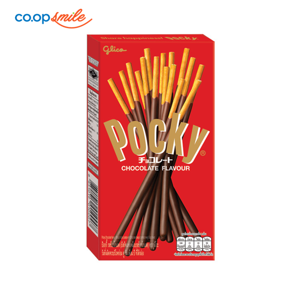 Bánh que POCKY GLICO chocolate hộp giấy 40g