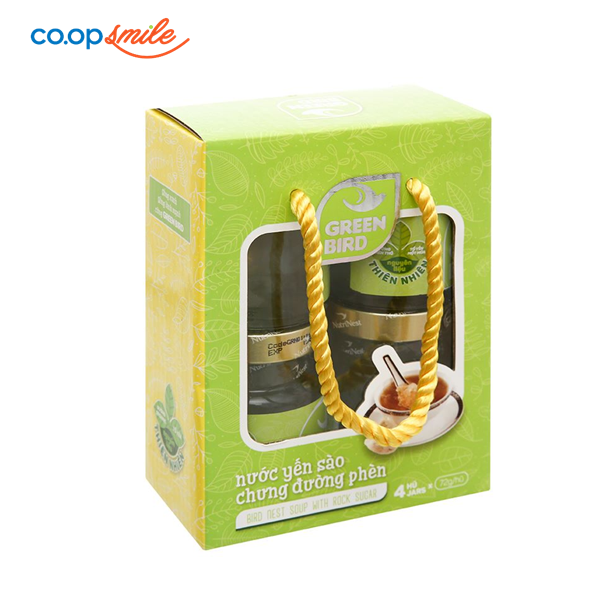 Yến sào đường phèn GreenBird 4x72g