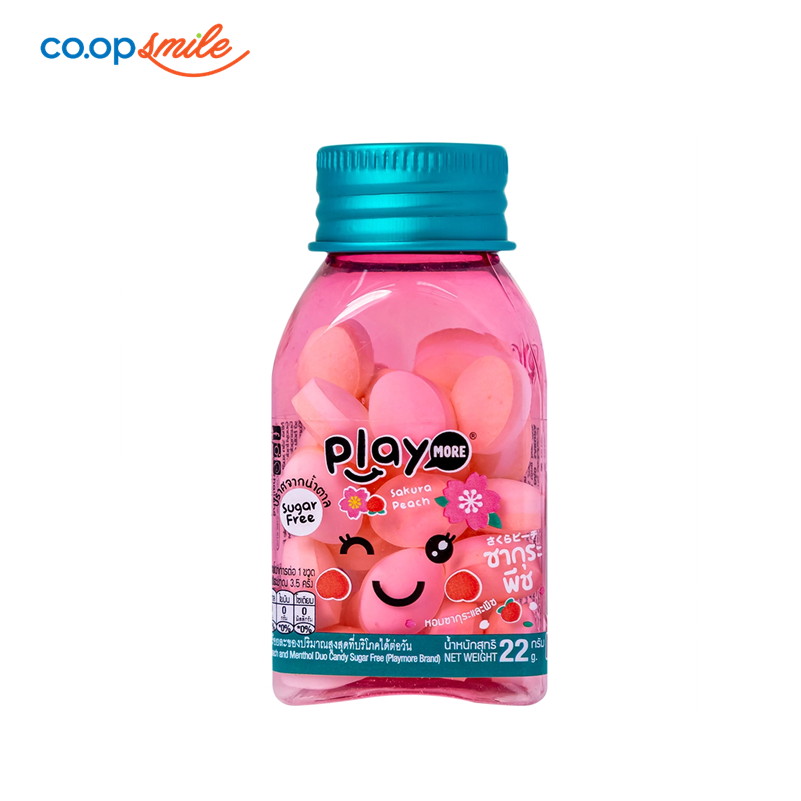 Kẹo the Playmore Sakura anh đào hũ 22g
