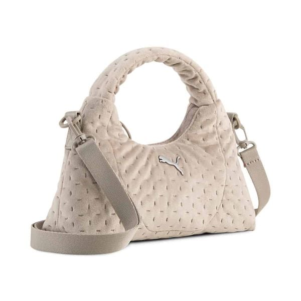  Túi Xách Thể Thao Unisex PUMA Up Velvet Micro Prism Bag Mouse Gray 09276401 