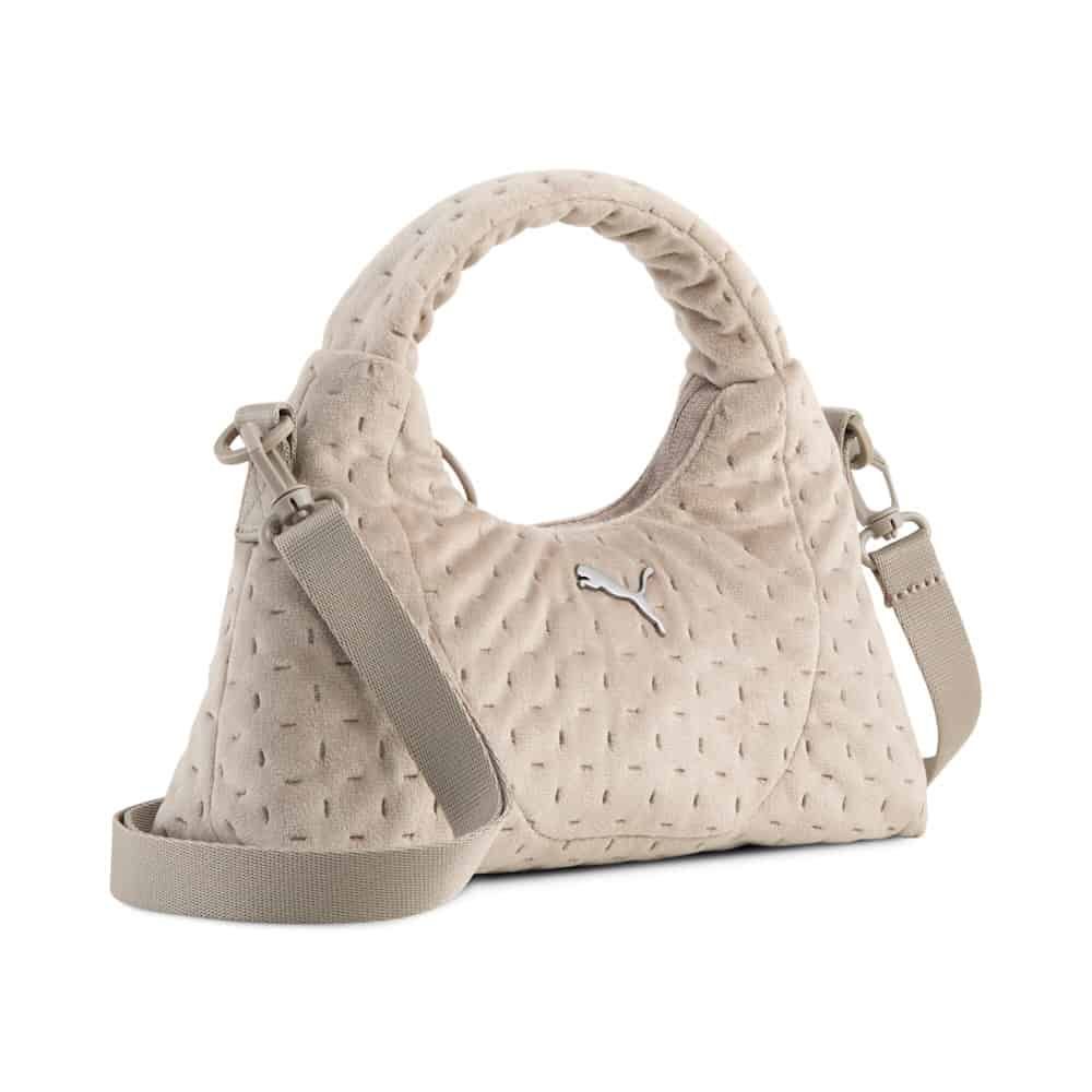  Túi Xách Thể Thao Unisex PUMA Up Velvet Micro Prism Bag Mouse Gray 09276401 