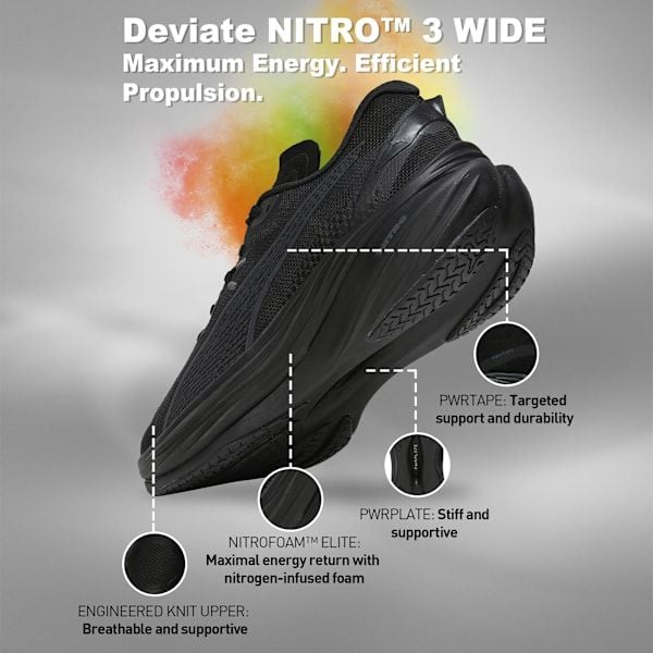  Giày Chạy Nam PUMA Deviate Nitro 3 Wide 37844906 