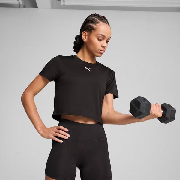  Áo Phông - Áo thun Tập Luyện Nữ PUMA W Tad Essential Baby Tee 52589401 