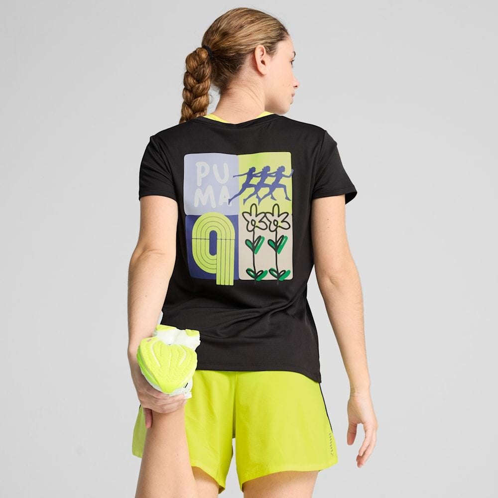 Áo Phông - Áo thun Chạy Nữ PUMA Graphics Running Illustration Tee W 52655301 