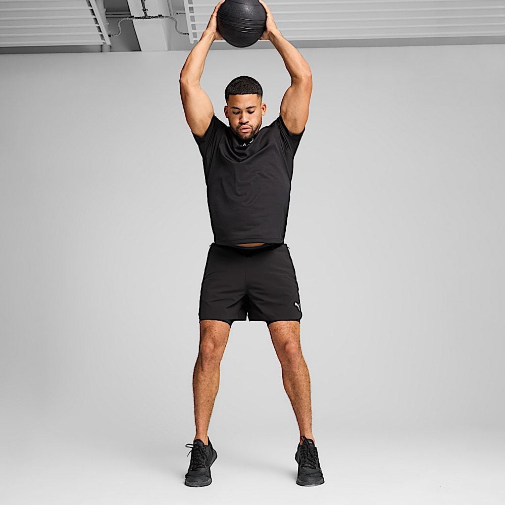  Áo Phông - Áo thun Tập Luyện Nam PUMA M Graphics Training Vertical Logo Tee 52656901 