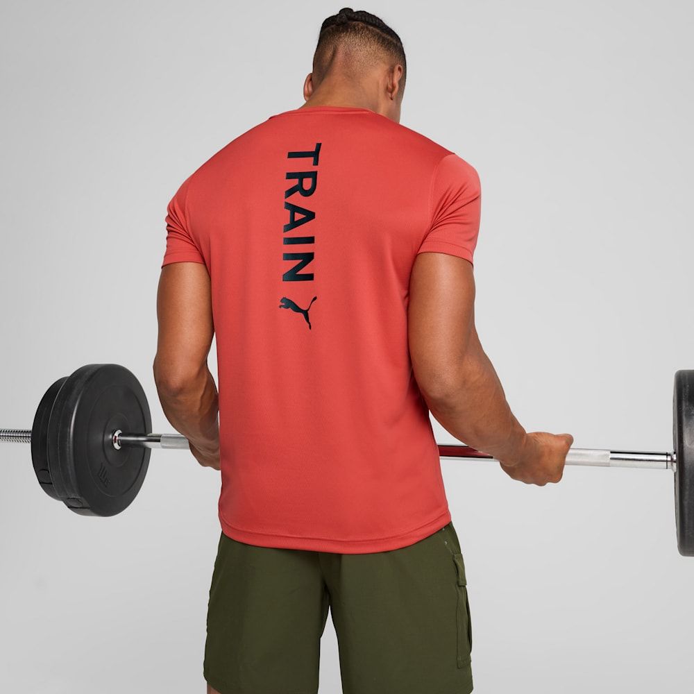  Áo Phông - Áo thun Tập Luyện Nam PUMA M Graphics Training Vertical Logo Tee 52656915 