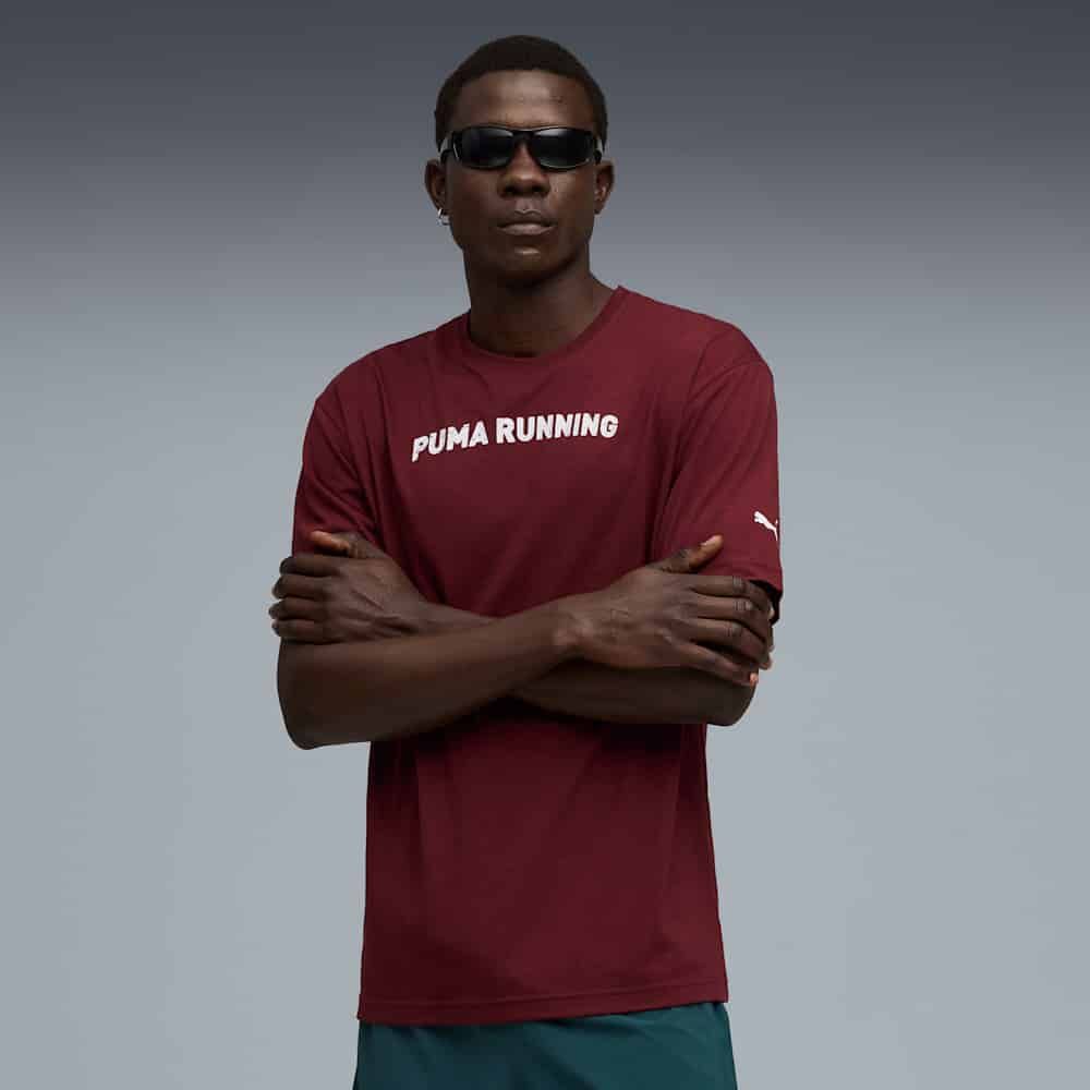  Áo Phông - Áo thun Chạy Nam PUMA M Run Graphic Tee Oversized 52753596 