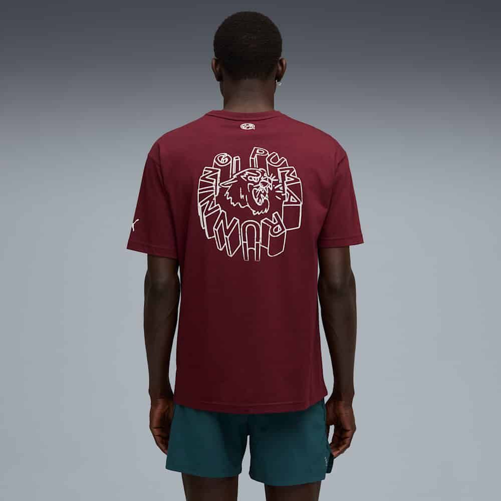 Áo Phông - Áo thun Chạy Nam PUMA M Run Graphic Tee Oversized 52753596 