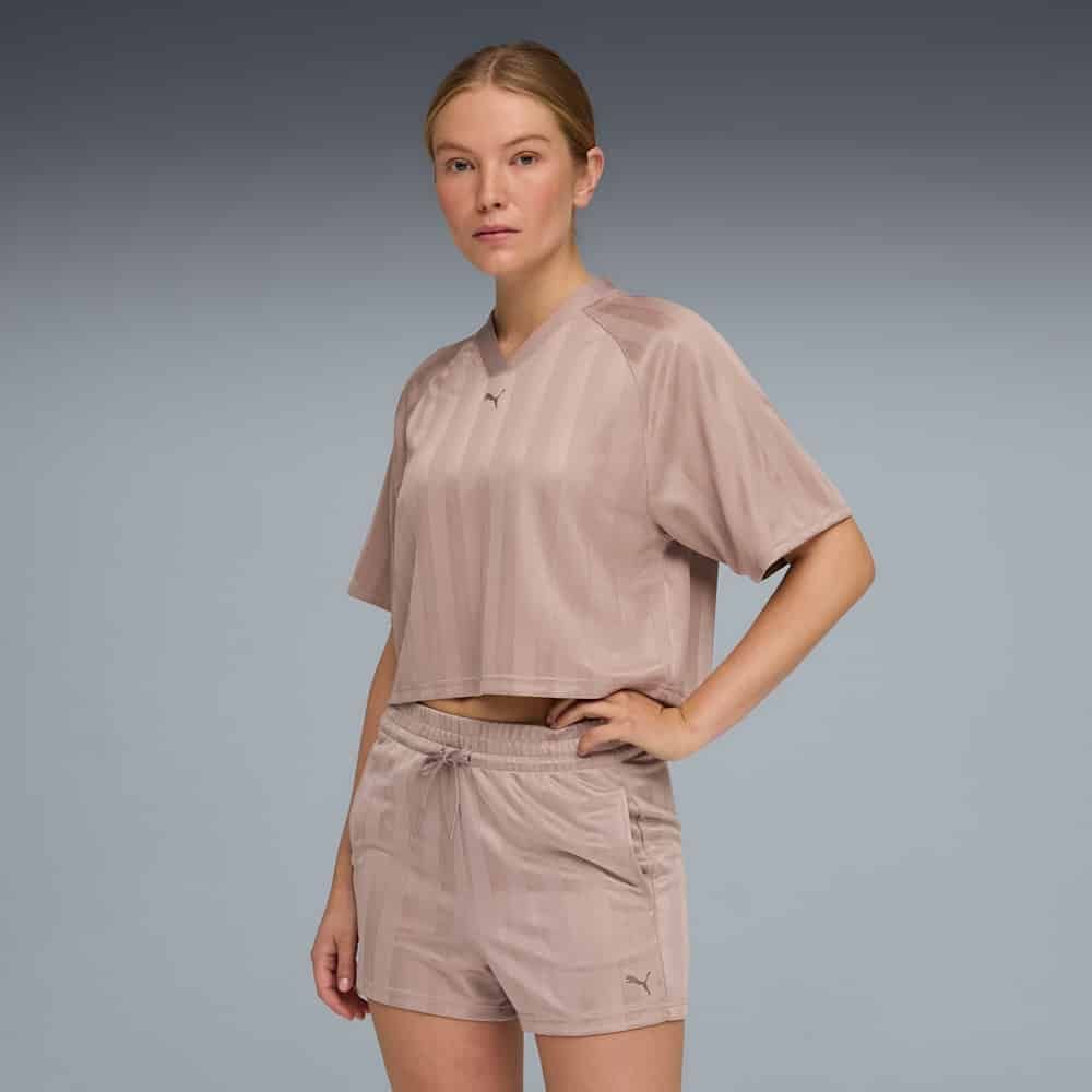  Áo Phông - Áo thun Tập Luyện Nữ PUMA W Puma League Jersey Top 52848388 