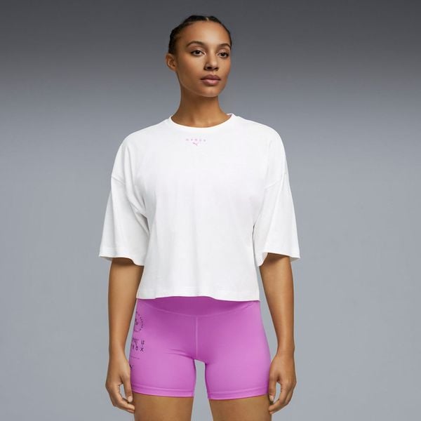  Áo Phông - Áo thun Tập Luyện Nữ PUMA W Puma X Hyrox Cropped Lifestyle Tee 52850902 