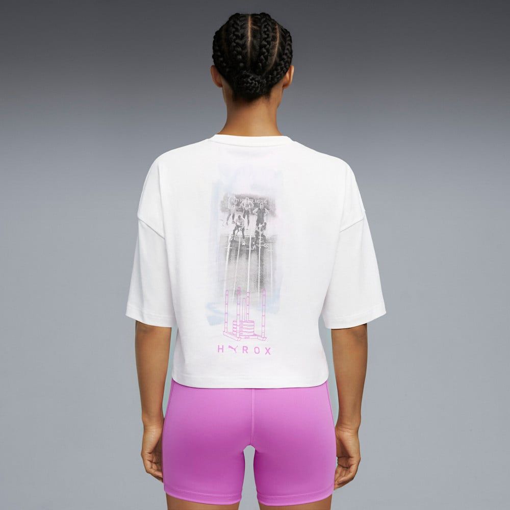  Áo Phông - Áo thun Tập Luyện Nữ PUMA W Puma X Hyrox Cropped Lifestyle Tee 52850902 