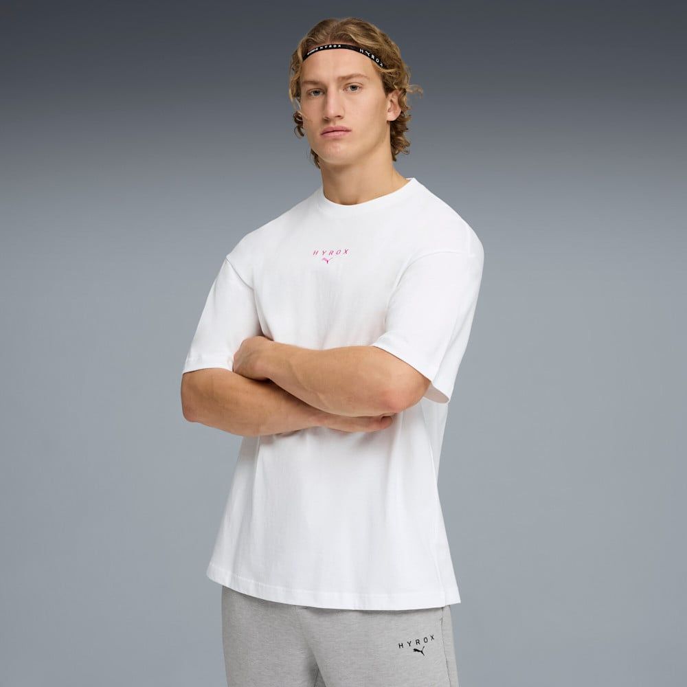  Áo Phông - Áo thun Chạy Nam PUMA M Puma X Hyrox Lifestyle Tee 52851802 