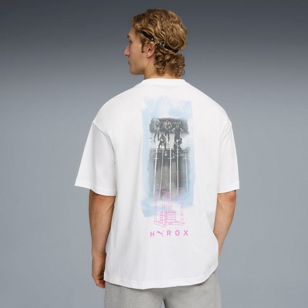  Áo Phông - Áo thun Chạy Nam PUMA M Puma X Hyrox Lifestyle Tee 52851802 