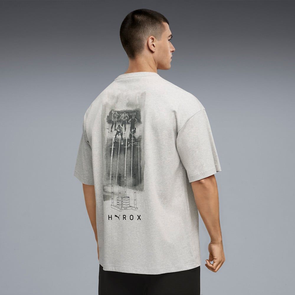  Áo Phông - Áo thun Chạy Nam PUMA M Puma X Hyrox Lifestyle Tee 52851804 