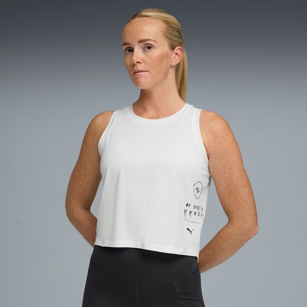  Áo Ba Lỗ Tập Luyện Nữ PUMA W Puma X Hyrox Cloudspun Thermoadapt Crop Tank 52860902 