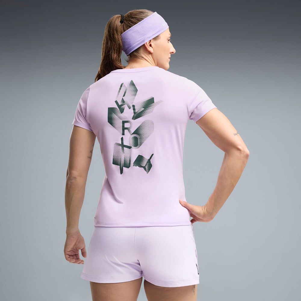  Áo Phông - Áo thun Tập Luyện Nữ PUMA W Puma X Hyrox Poly Graphic Tee 52925246 