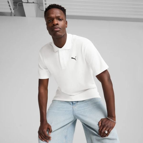  Áo Polo Thể Thao Nam PUMA Wardrobe Ess Pique Relaxed Polo 62965702 