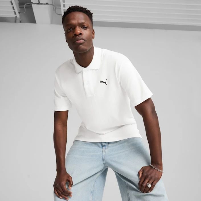  Áo Polo Thể Thao Nam PUMA Wardrobe Ess Pique Relaxed Polo 62965702 