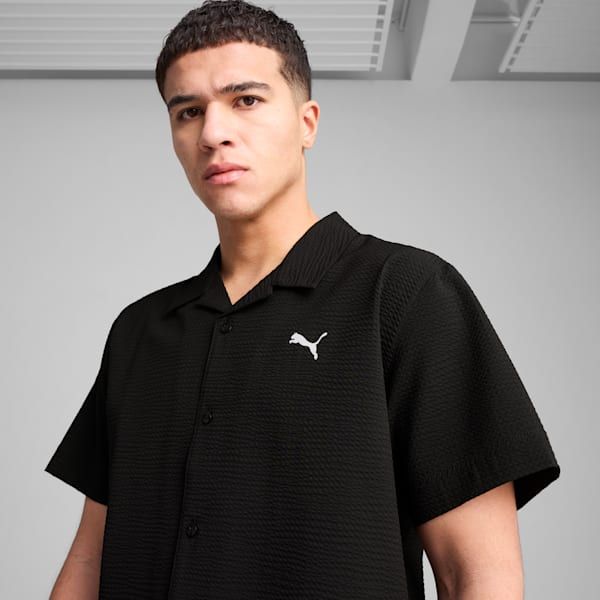 Áo sơ mi tay ngắn Thể Thao Nam Wardrobe Ess Seersucker Relaxed Shirt W