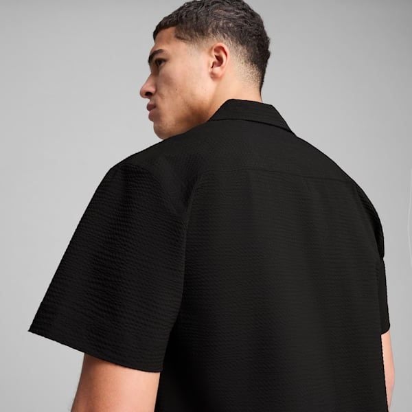  Áo sơ mi tay ngắn Thể Thao Nam PUMA Wardrobe Ess Seersucker Relaxed Shirt Wv 62966301 