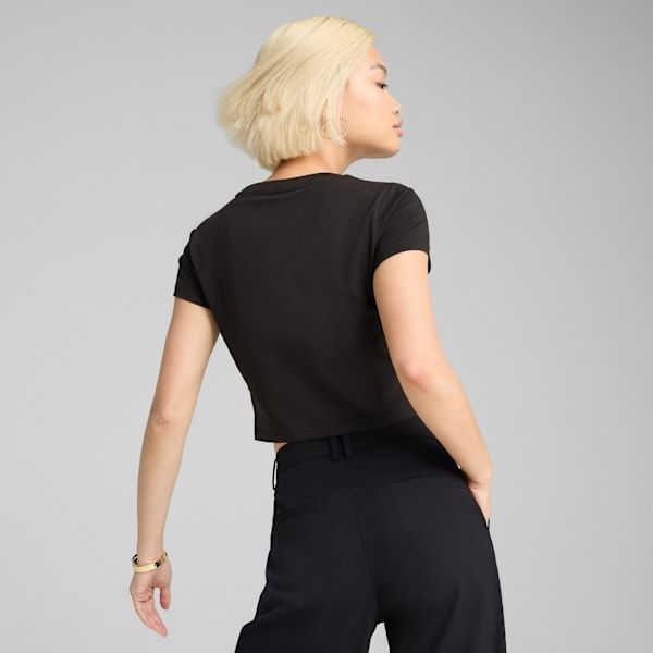  Áo Phông - Áo thun Thể Thao Nữ PUMA Wardrobe Ess Baby Tee 62974501 