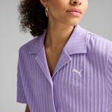  Áo Phông - Áo thun Thể Thao Nữ PUMA Wardrobe Ess Shirt Pointelle 62976329 