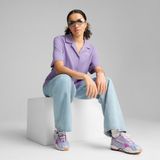  Áo Phông - Áo thun Thể Thao Nữ PUMA Wardrobe Ess Shirt Pointelle 62976329 