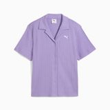  Áo Phông - Áo thun Thể Thao Nữ PUMA Wardrobe Ess Shirt Pointelle 62976329 