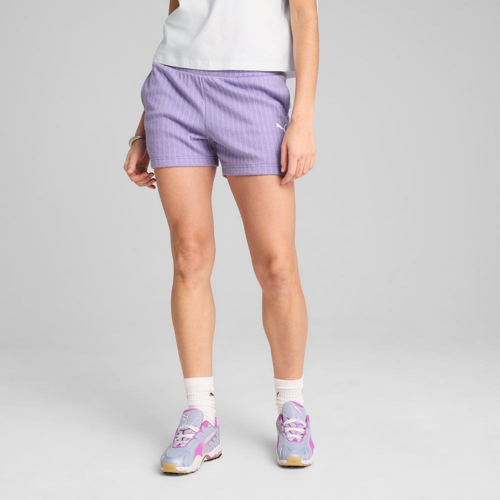  Quần Đùi Thể Thao Nữ PUMA Wardrobe Ess Shorts 3' Pointelle 62976429 