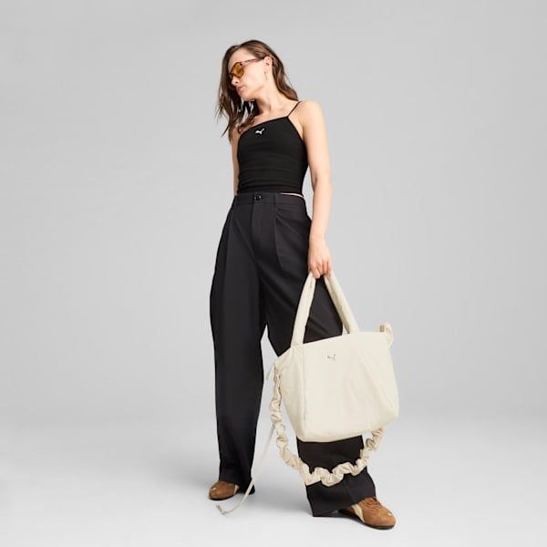  Áo Ba Lỗ Thể Thao Nữ PUMA Wardrobe Ess Ribbed Tank Top 62977101 