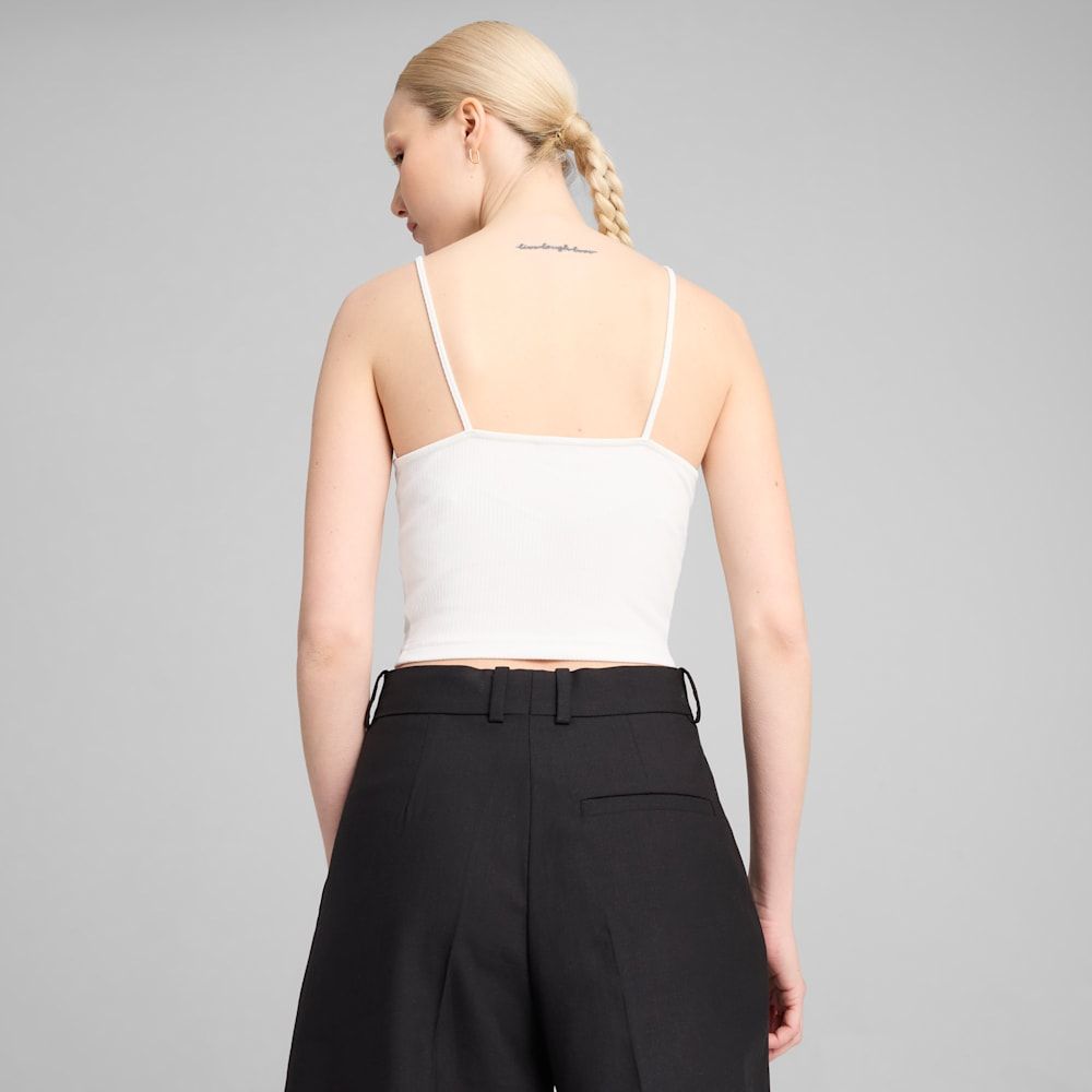  Áo Ba Lỗ Thể Thao Nữ PUMA Wardrobe Ess Ribbed Tank Top 62977102 