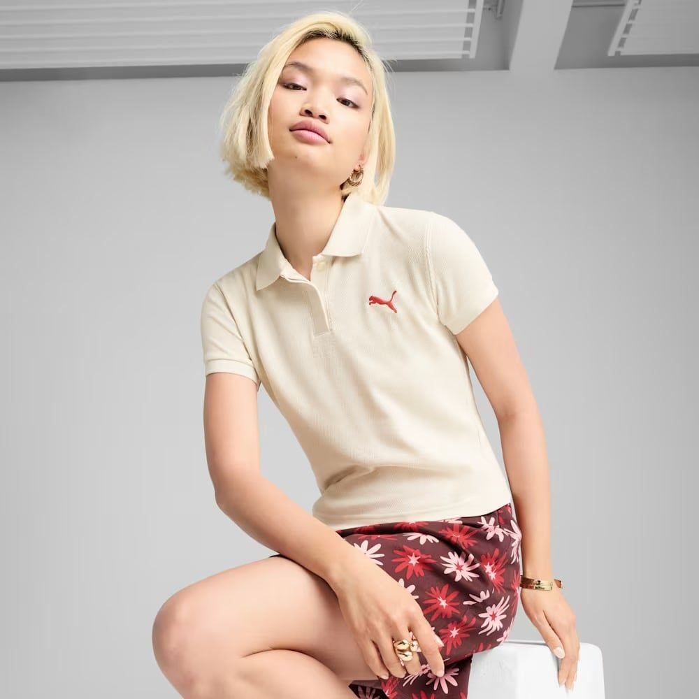  Áo Phông - Áo thun Thể Thao Nữ PUMA Premium Ess Polo 62977787 