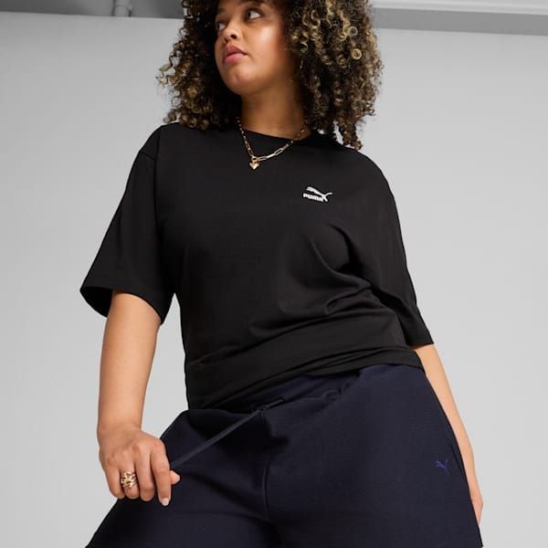  Quần Đùi Thể Thao Nữ PUMA Premium Ess A-Line Shorts 4' Jacquard 62978216 