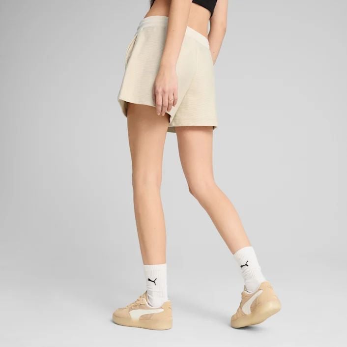  Quần Đùi Thể Thao Nữ PUMA Premium Ess A-Line Shorts 4' Jacquard 62978287 
