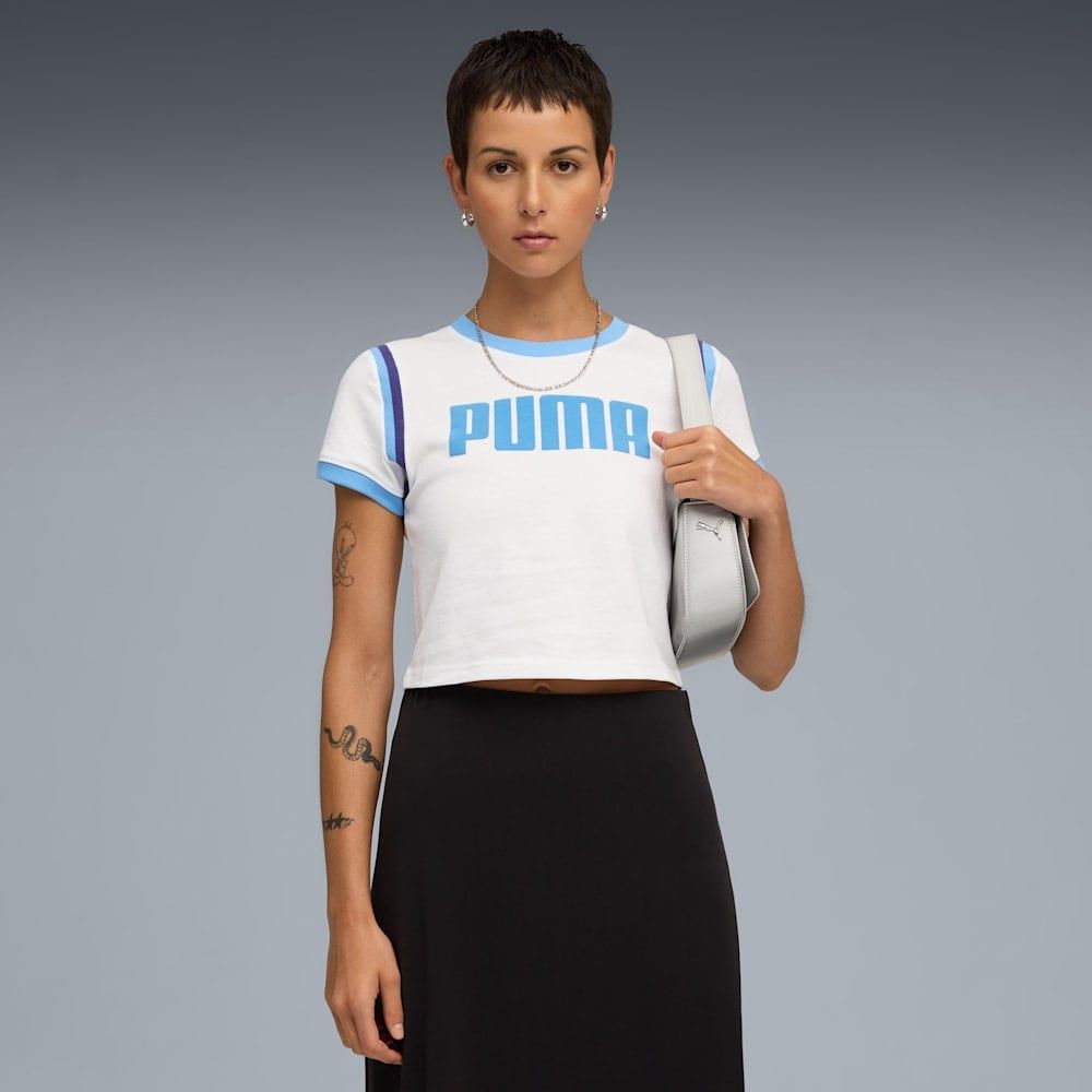  Áo Phông - Áo thun Thể Thao Nữ PUMA Future Archive Graphic Baby Tee 62978502 