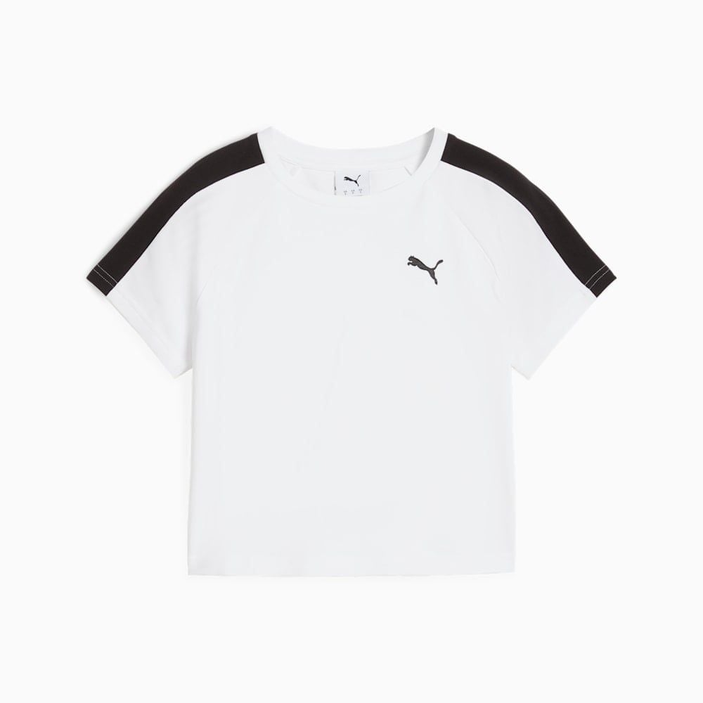  Áo Phông - Áo thun Thể Thao Nữ PUMA T7 Baby Tee 62980202 