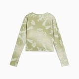  Áo Phông - Áo thun Thể Thao Nữ PUMA Dare To Long Sleeve Aop Baby Tee 62980537 