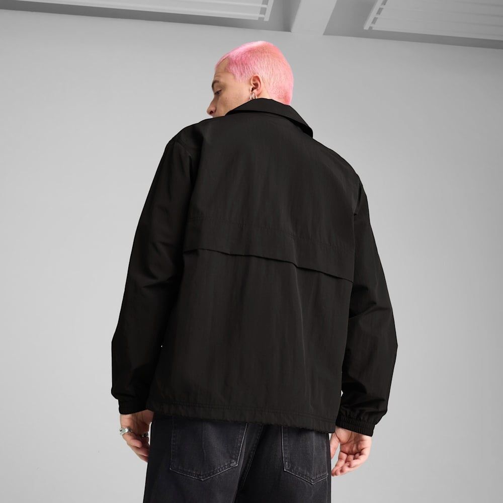  Áo Khoác Thể Thao Nam PUMA Wardrobe Ess Relaxed Coach Jacket 62991101 